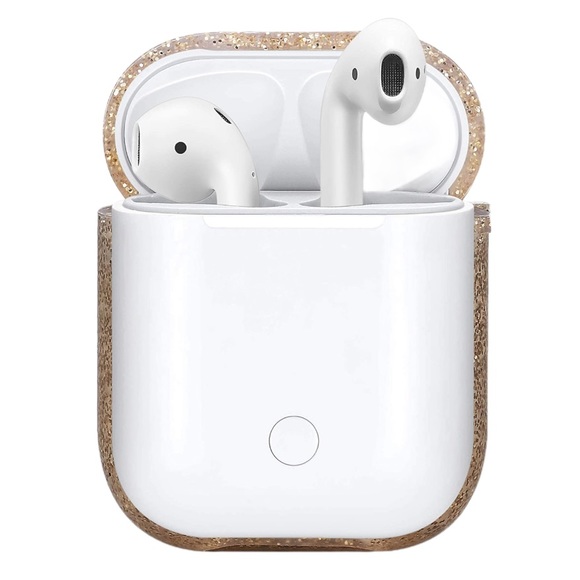 New Nanette Lepore Black & Gold Crystal Airpods Case Tech Accessory - Picture 10 of 15